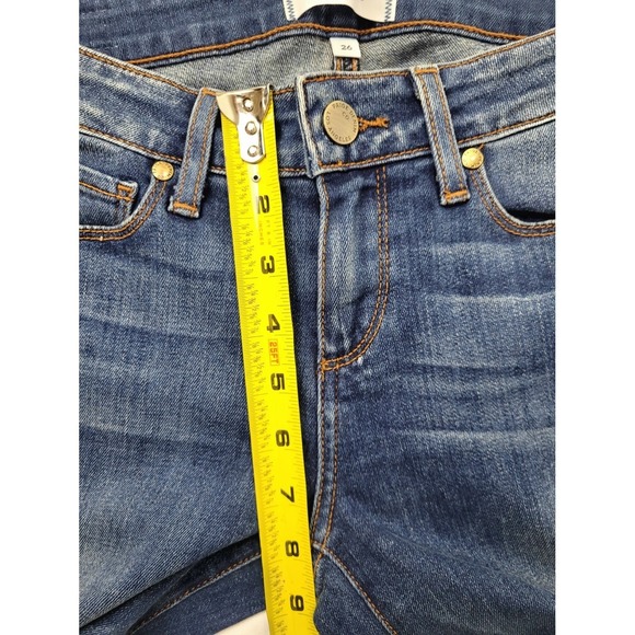 PAIGE Denim Jeans Womens Verdugo Ultra Skinny Stretch Denim Mid Rise Size 26 - Picture 7 of 8